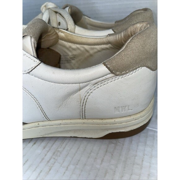 Madewell Court Shoes Womens 9.5M White Leather Casual Walking Comfort Minimalist - Picture 6 of 13